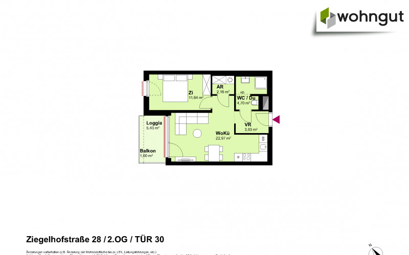 Ziegelhofstrasse 28 / Tür 30